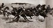 Frederic Remington Indian Warfare oil painting